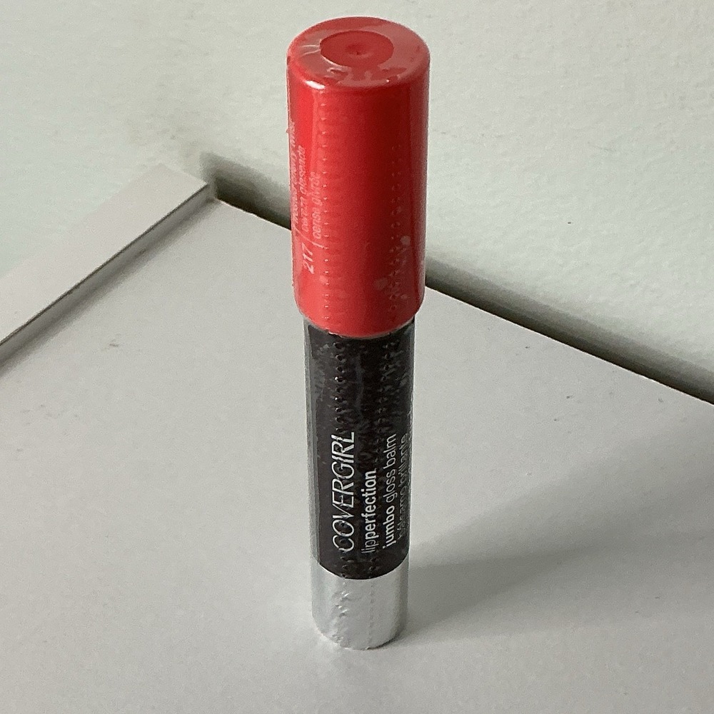 COVERGIRL Lip Perfection Jumbo Gloss Balm 217 Frosted Cherry TWIST New Sealed